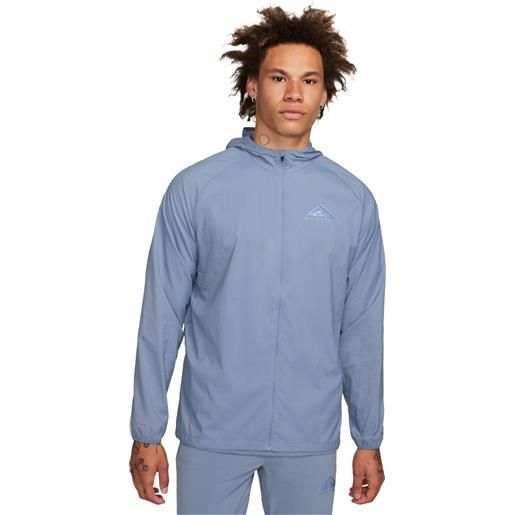 Nike giacca uomo Nike trail aireez celeste