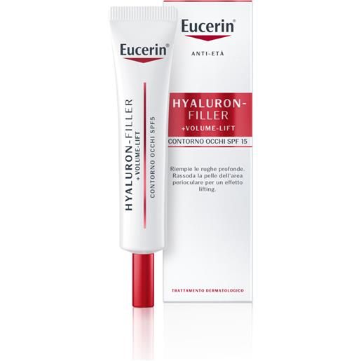 Eucerin hyaluron-filler + volume-lift hyaluron-filler + volume-lift contorno occhi 15ml - contorno occhi antirughe