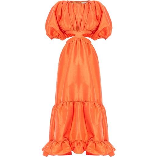 VASILIKI abito midi laila - arancione