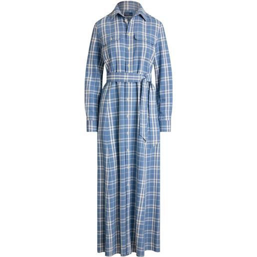 Polo Ralph Lauren chemisier tartan - blu