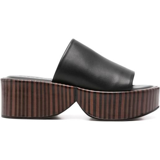 Clergerie mules firsta 65mm - nero