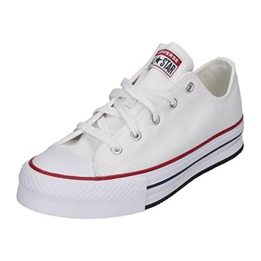 Converse scarpe chuck taylor all star eva lift platform ox taglia 38.5 codice 272858c bianco