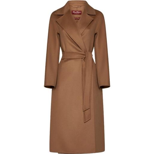 Max Mara Studio cappotto in lana, cachemire e seta con cintura