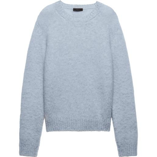 Prada maglione girocollo - blu