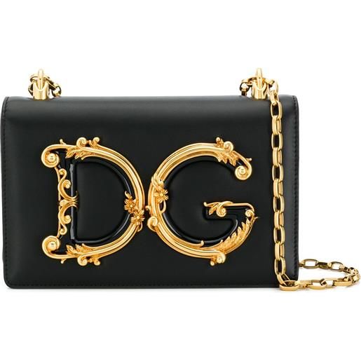Dolce & Gabbana borsa a spalla dg girls - nero