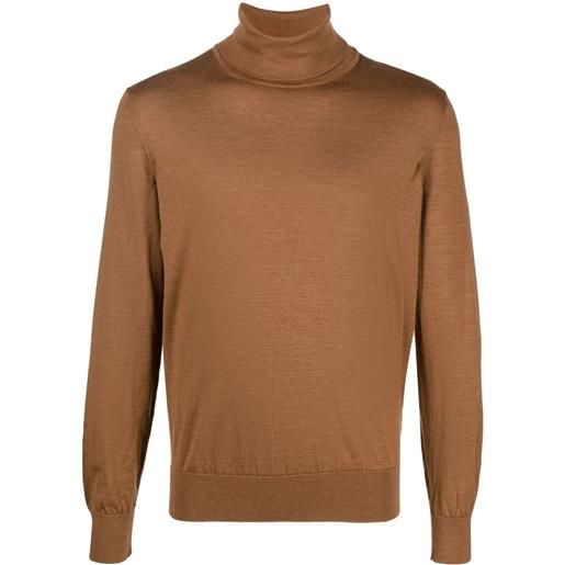 Zegna maglione a collo alto - marrone