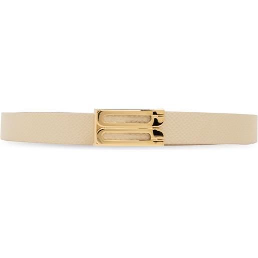 Victoria Beckham cintura in pelle - toni neutri