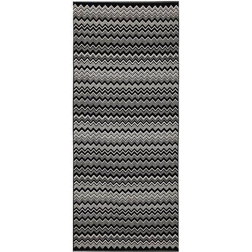 Missoni Home bagno keith con motivo a zigzag - nero