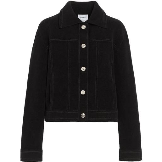 Barrie giacca con bottoni - nero