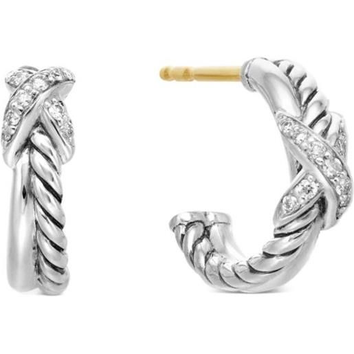 SILVEGO - MW14247 - Pendientes para Mujer de Plata 925 Bicicleta con Circonita