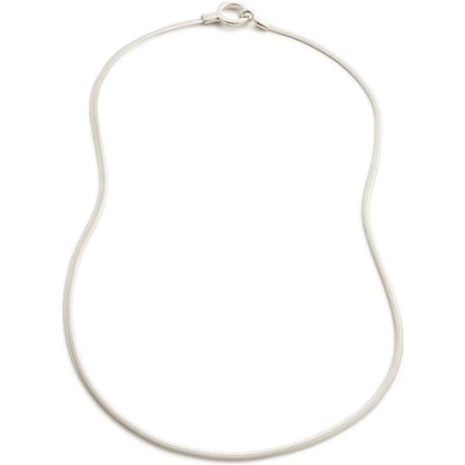 Collana In Argento Sterling Regolabile Da 1Mm Con Maglia A Scorrimento