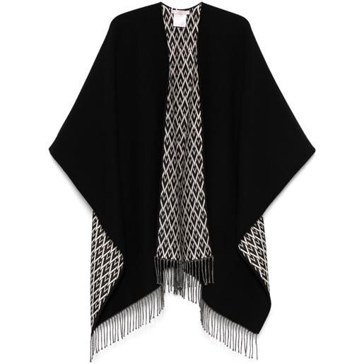 Valentino Garavani poncho toute la v - nero
