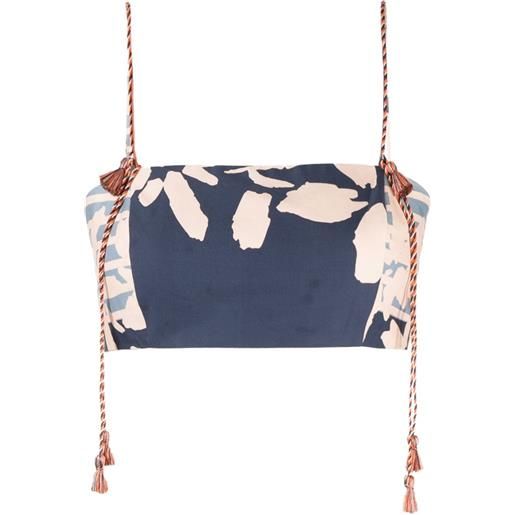 Silvia Tcherassi corsetto con nappa - rosa