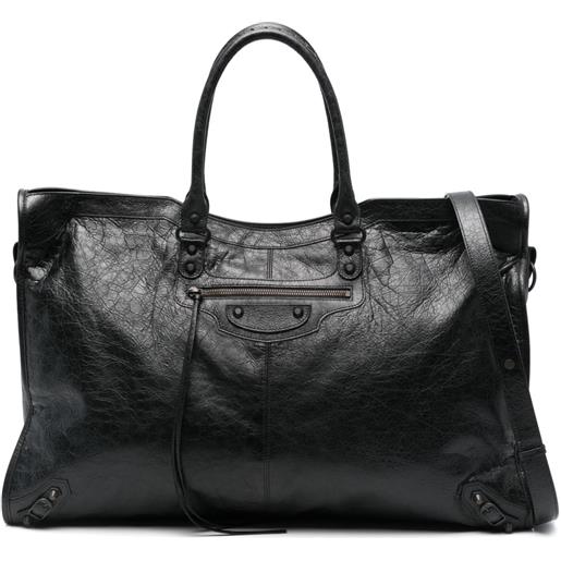 Balenciaga borsa da viaggio le city - nero