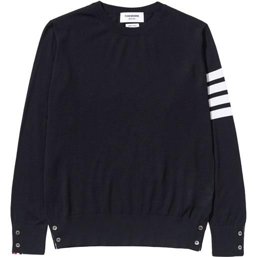 Thom Browne pullover a girocollo - blu