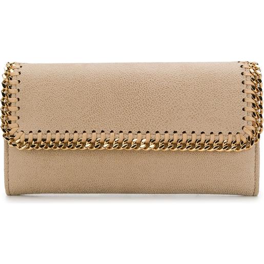 Stella McCartney portafoglio falabella - toni neutri