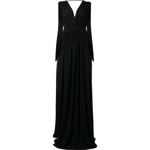 Alberta Ferretti abito da sera lungo - nero
