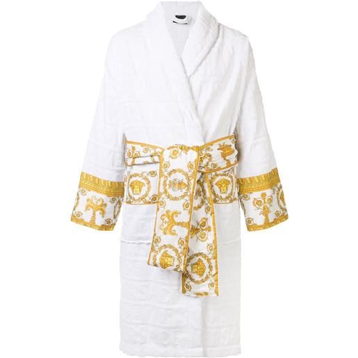Versace accappatoio i love baroque - bianco