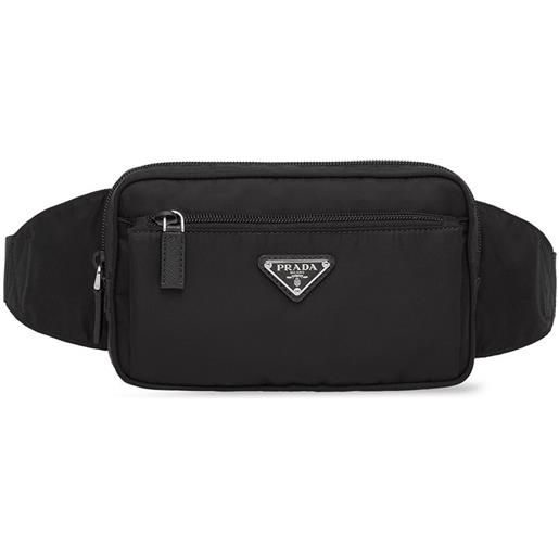 Prada marsupio con applicazione - nero