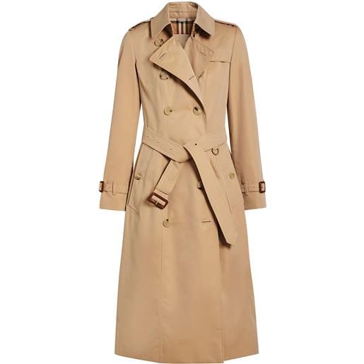 Burberry trench chelsea heritage lungo - toni neutri