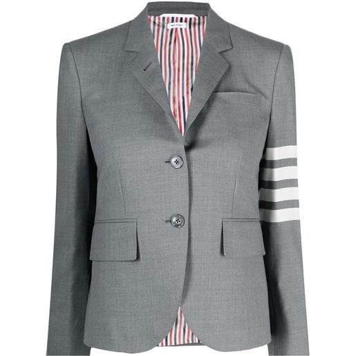 Thom Browne blazer monopetto con righe - verde