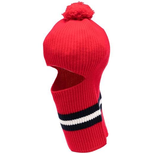 Cashmere In Love passamontagna wira con pompon - rosso