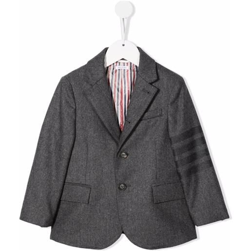 Thom Browne Kids blazer monopetto - grigio