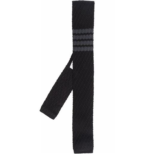 Thom Browne cravatta a righe - nero