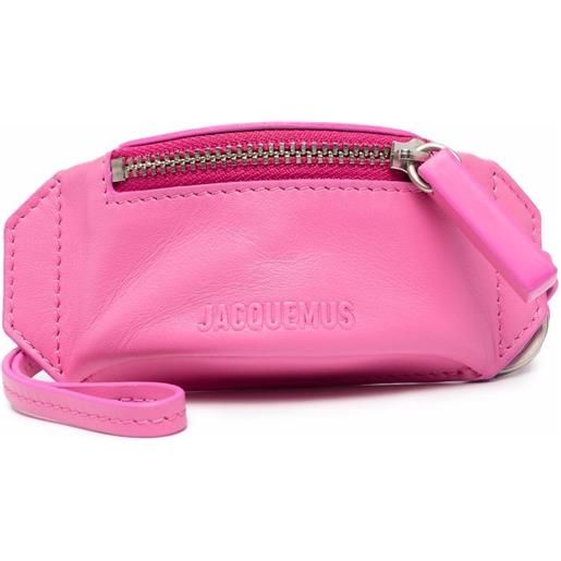 Jacquemus portafoglio con logo goffrato - rosa