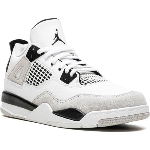 Jordan Kids sneakers air jordan 4 retro military black - bianco