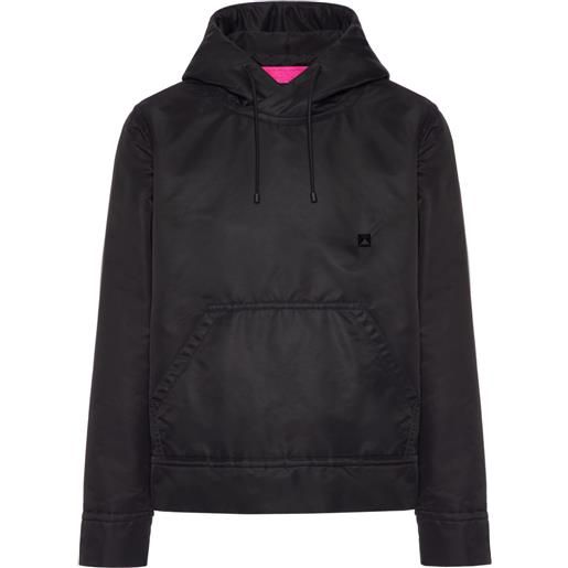 Valentino Garavani felpa con cappuccio e dettagli con borchie - nero