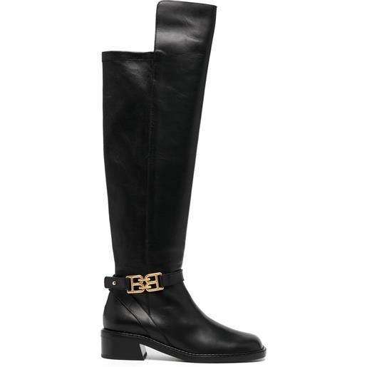 Bally stivali eloire in pelle - nero