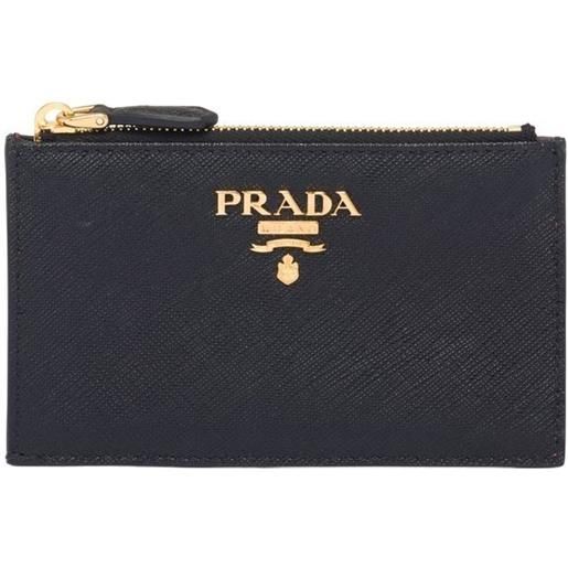 Prada portacarte in pelle - nero