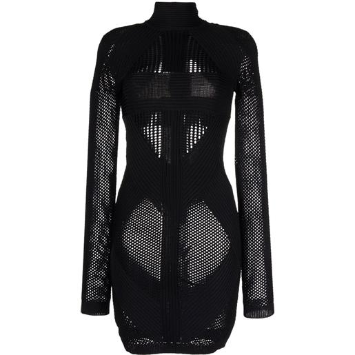 Balmain top traforato - nero