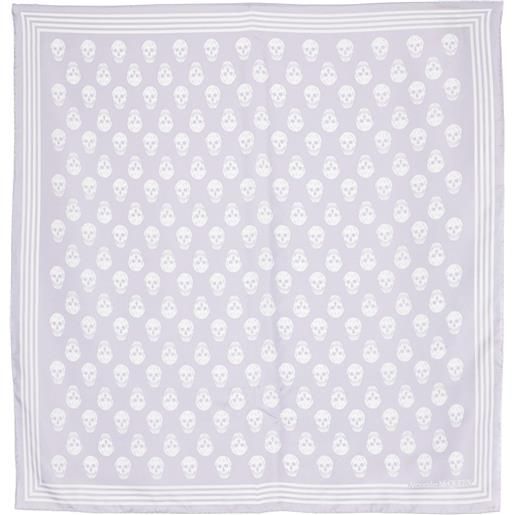Alexander McQueen foulard con stampa - viola
