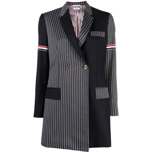 Thom Browne giacca a righe - nero