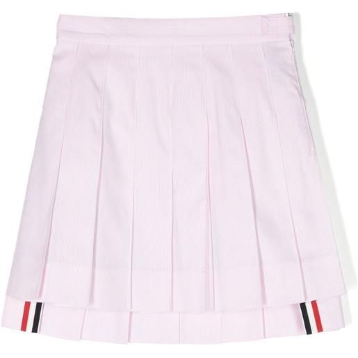 Thom Browne Kids gonna plissettata rwb - rosa