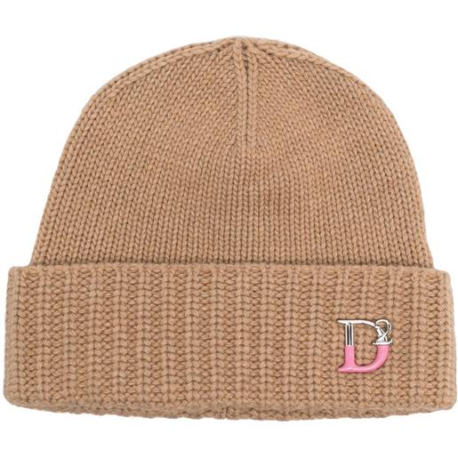DSQUARED2 berretto con monogramma - toni neutri