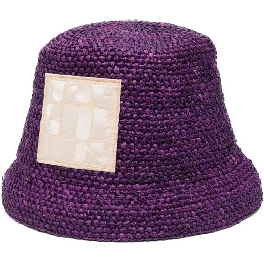 Jacquemus cappello bucket le bob ficiu - viola