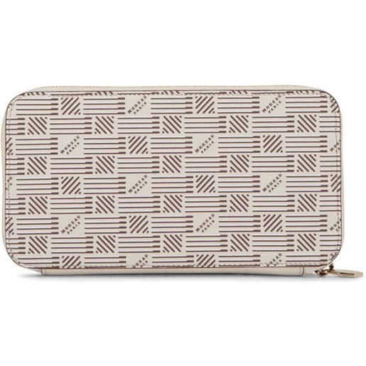 Moreau portafoglio con monogramma - toni neutri