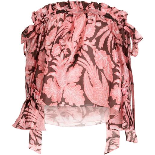 Biyan blusa a fiori - rosa
