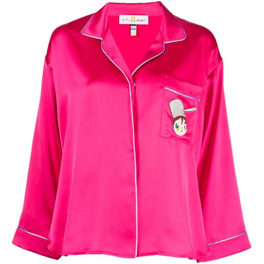 Mira Mikati top pigiama con ricamo - rosa