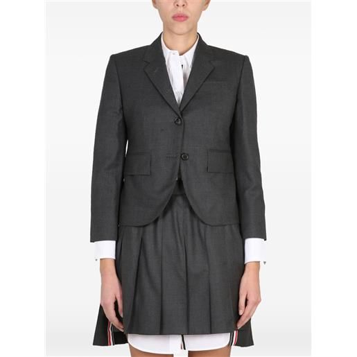 Thom Browne blazer monopetto crop - grigio