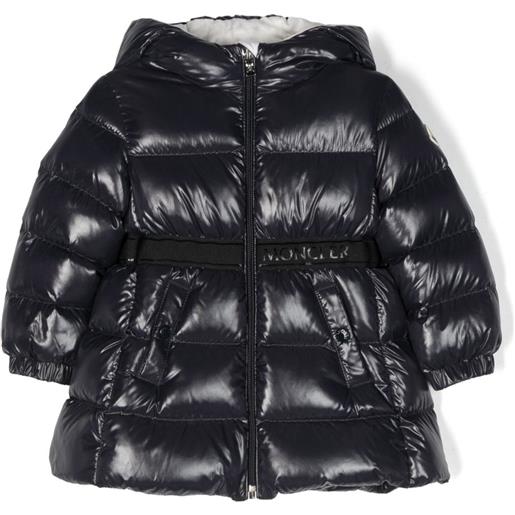 Moncler Enfant cappotto imbottito alis lungo - blu