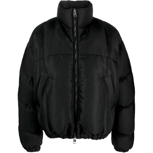 Alexander McQueen piumino con scollo a imbuto - nero