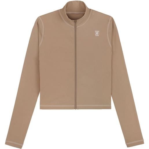 Sporty & Rich giacca runner con zip - marrone