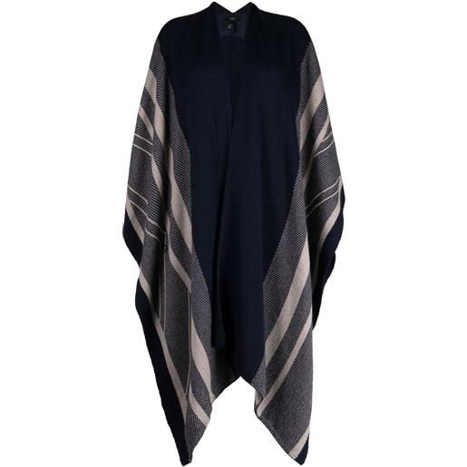 VOZ mantella a righe - blu