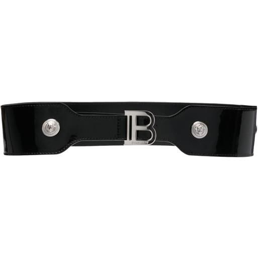 Balmain Kids cintura con fibbia - nero