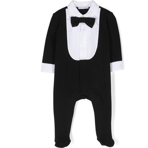 Dolce & Gabbana Kids tutina con paillettes - nero