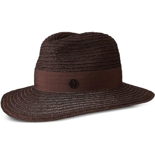 Maison Michel fedora henrietta - marrone